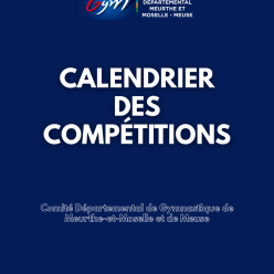 Calendrier départemental des compétitions 2026-2027